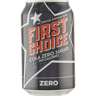 First Choice Cola Cola zero sugar