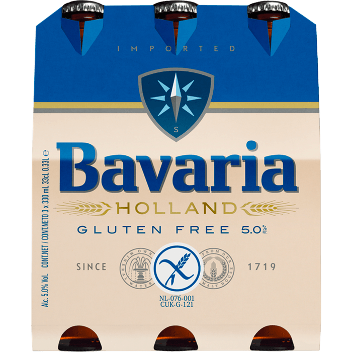 Bavaria Bier 3 st. glutenvrij