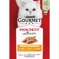 Gourmet Mon petit eend-kip-kalkoen 6 stuks