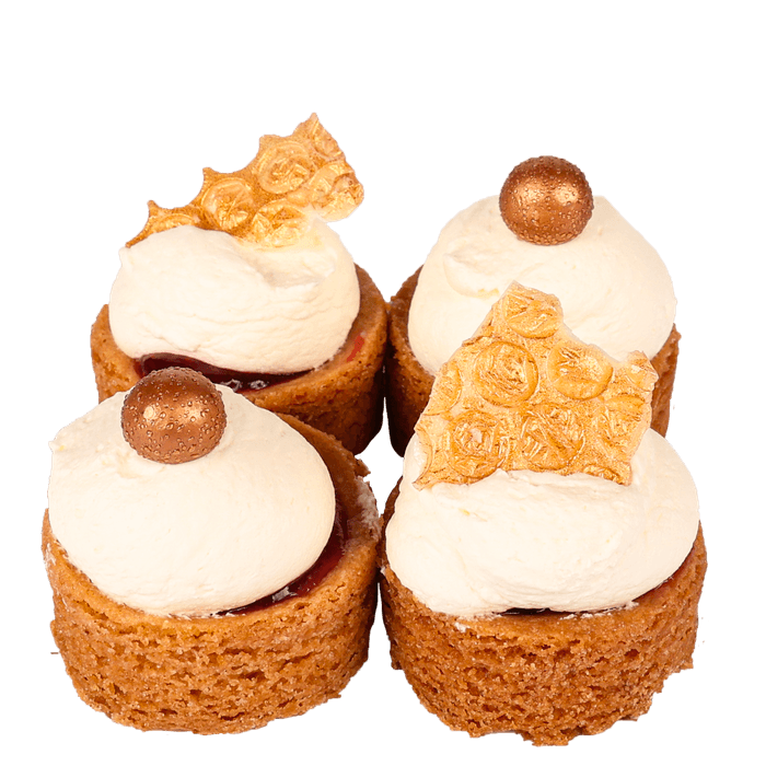 DekaVers Mini kerst gebakjes 4 stuks