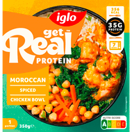 Iglo Moroccan spiced chicken bowl