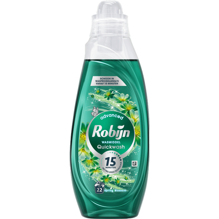 Robijn Vloeibaar wasmiddel quickwash spring blossom 22 wasb.