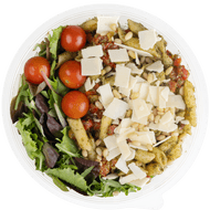 Lunchsalade pasta pesto