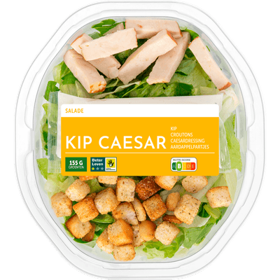 Maaltijdsalade kip caesar