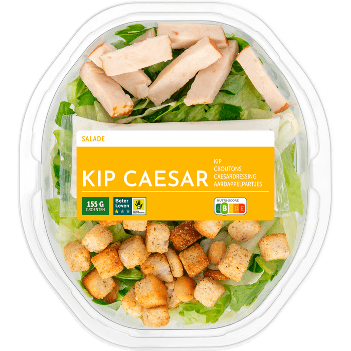 Maaltijdsalade kip caesar