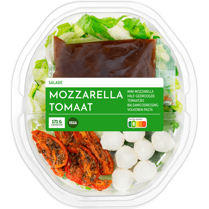 Maaltijdsalade mozzarella tomaat
