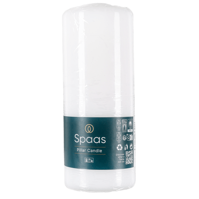 Spaas Stompkaars 15 cm wit