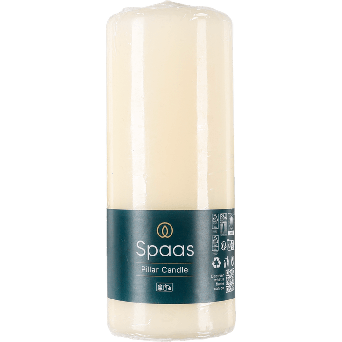 Spaas Stompkaars 15 cm ivoor