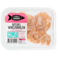 Vis Marine Wokgarnalen naturel groot