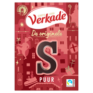 Verkade Chocoladeletter puur