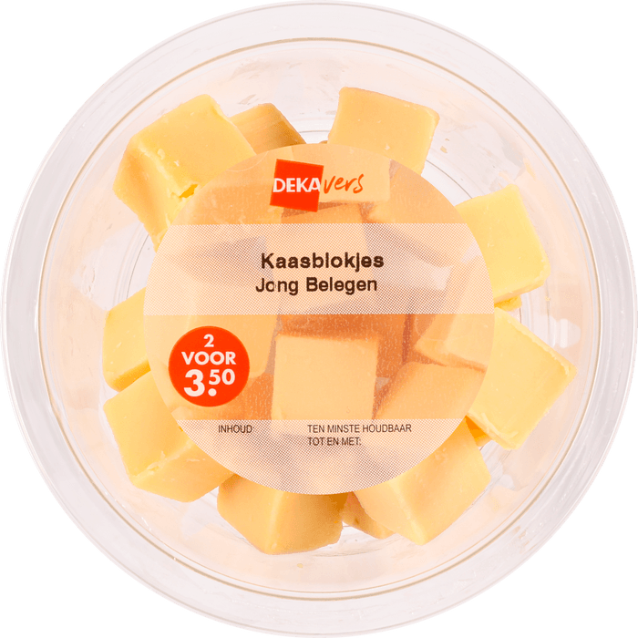 DekaVers Kaasblokjes jong belegen