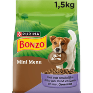 Bonzo Hondenvoer rund en lam mini menu