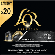 L'Or Koffiecups onyx sterkte 12