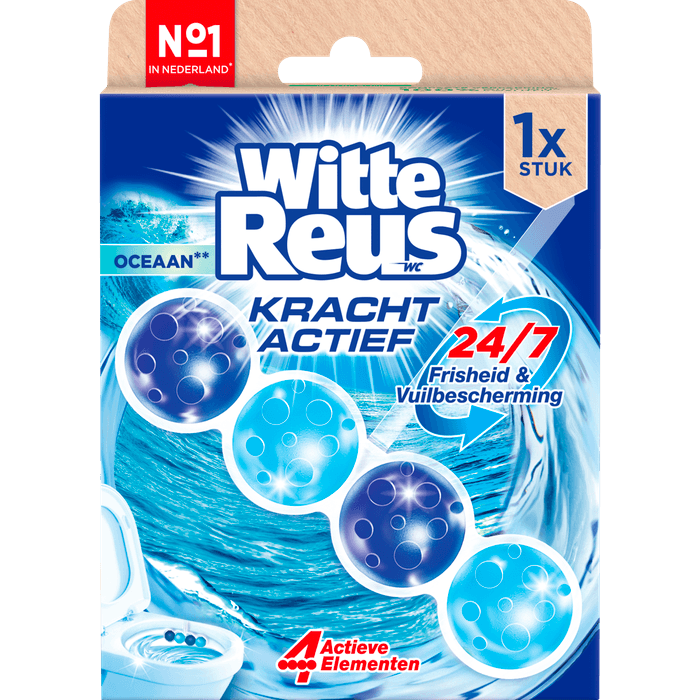 Witte Reus Toiletblok kracht actief oceaan