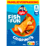 Iglo Fish & Fun Crispino 4 stuks
