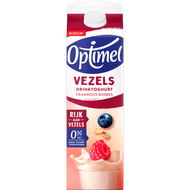 Optimel Drinkyoghurt vezels framboos bosbes