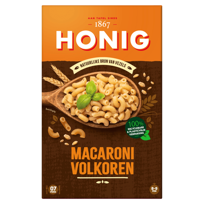 Honig Macaroni volkoren