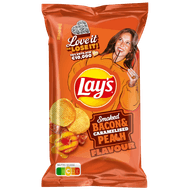 Lay's Ribbelchips max smoked bacon& car. peach