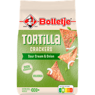 Bolletje Tortilla crackers sour cream onion