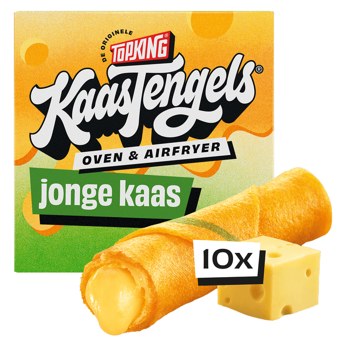Topking KaasTengels Oven & airfryer jonge kaas 10 stuks