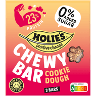Holie's Chewy bar cookie dough 3 st.