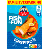 Iglo Fish & Fun Crispino 4 stuks