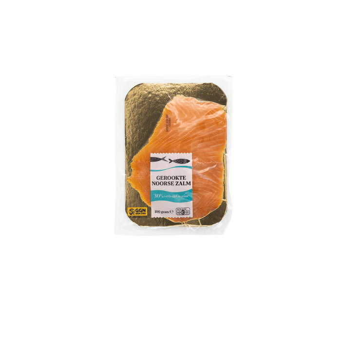 Noorse zalm gerookt minder zout