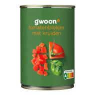 G'woon Tomatenblokjes met kruiden