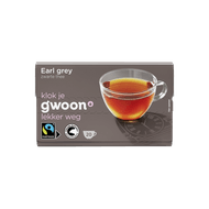 G'woon Zwarte thee earl grey 20 zk.