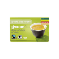 G'woon Groene thee mix fruit kop 20zk
