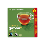 G'woon Zwarte thee eng. mel. kop 40zk