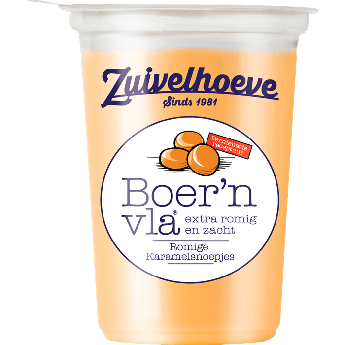 Zuivelhoeve Boern vla karamelsnoepjes