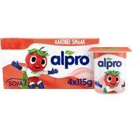 Alpro Kids yoghurtvariatie strawberry 4 st.