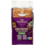 TastyBasics Crackers maanzaad en olijf