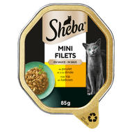 Sheba Kuipje mini filet in saus kip & kalkoen
