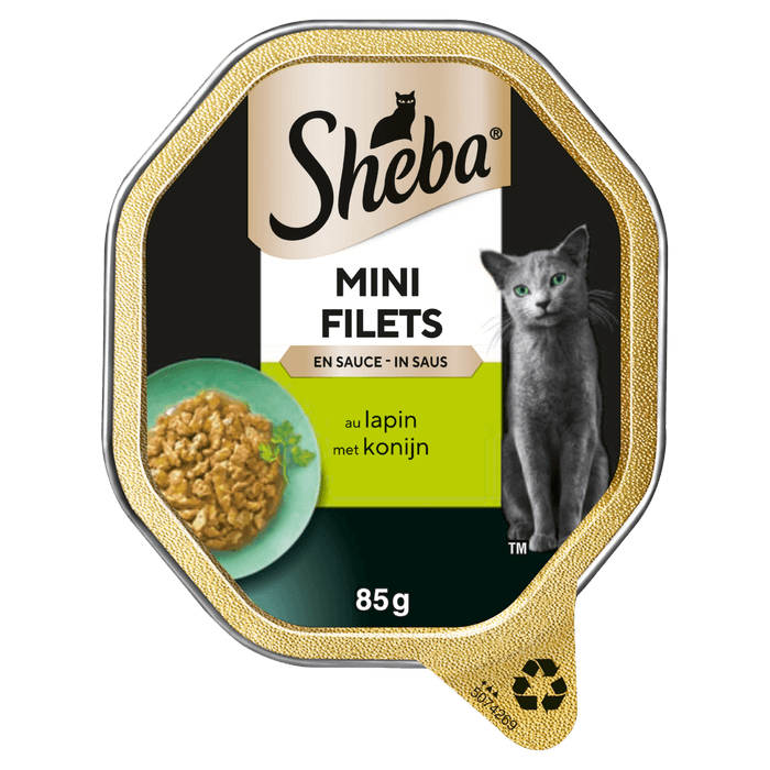 Sheba Kuipje mini filet in saus wild & konijn