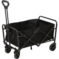 Bolderkar opvouwbaar zwart