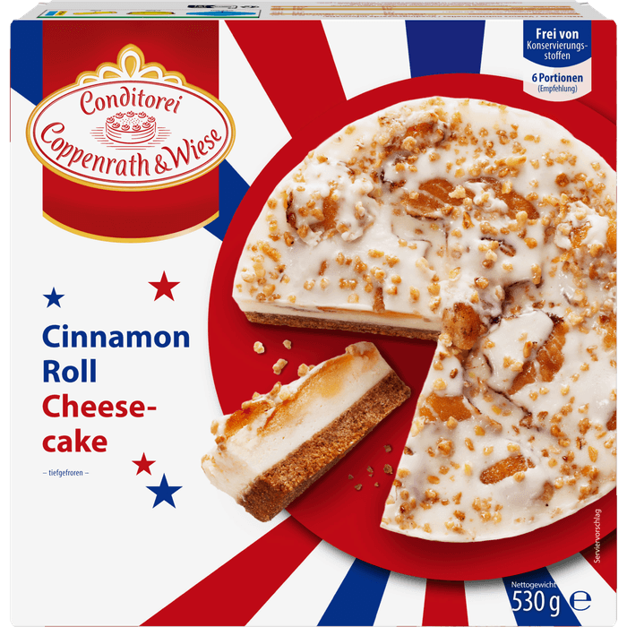 Coppenrath Cinnamon roll cheesecake