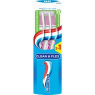 Aquafresh Tandenborstel clean & flex hard 2+1