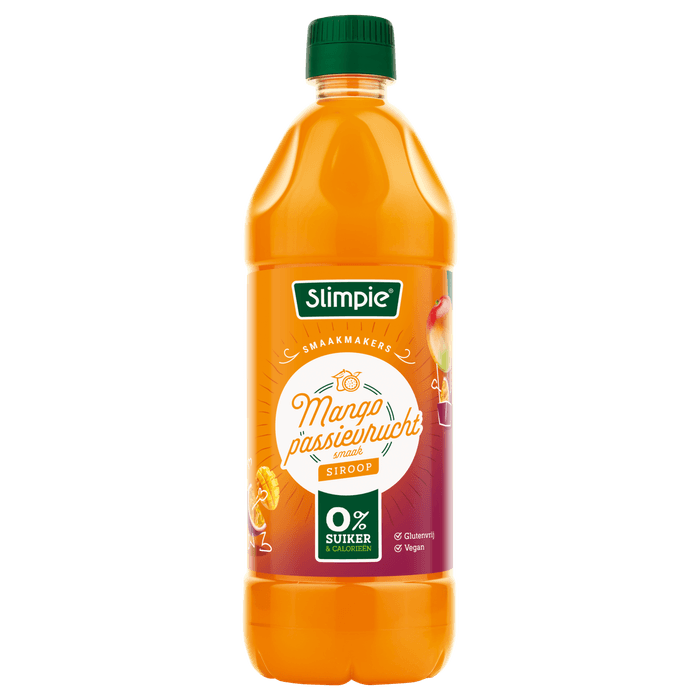 Slimpie Limonadesiroop mango-passievrucht 0%