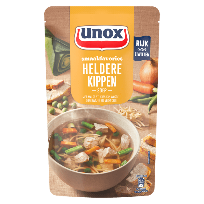 Unox Soep in zak heldere kippensoep