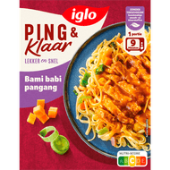 Iglo Ping en klaar bami babi pangang