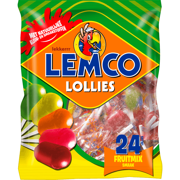 Lemco Fruit lollies 24 stuks