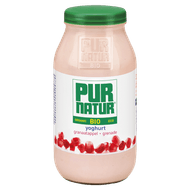 Pur Natur Biologische volle roeryoghurt granaatappel