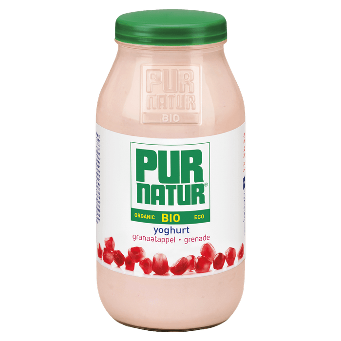 Pur Natur Biologische volle roeryoghurt granaatappel