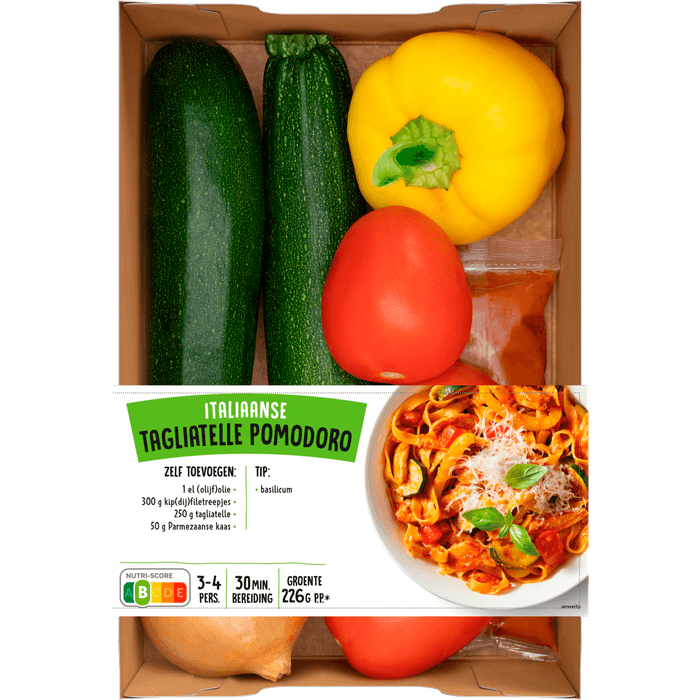 Verspakket tagliatella pomodoro
