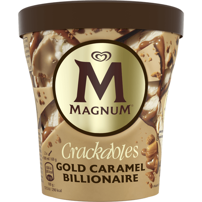 Ola Magnum pint double caramel billionaire