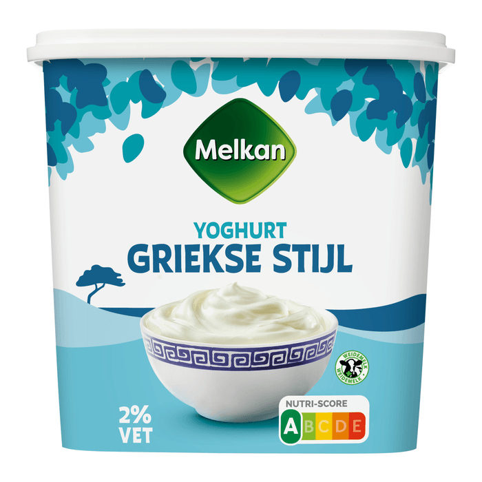 Melkan Yoghurt griekse stijl 2% vet
