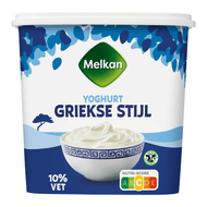 Melkan Yoghurt griekse stijl 10% vet