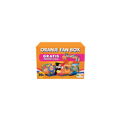 Lay's Chips oranje fan box